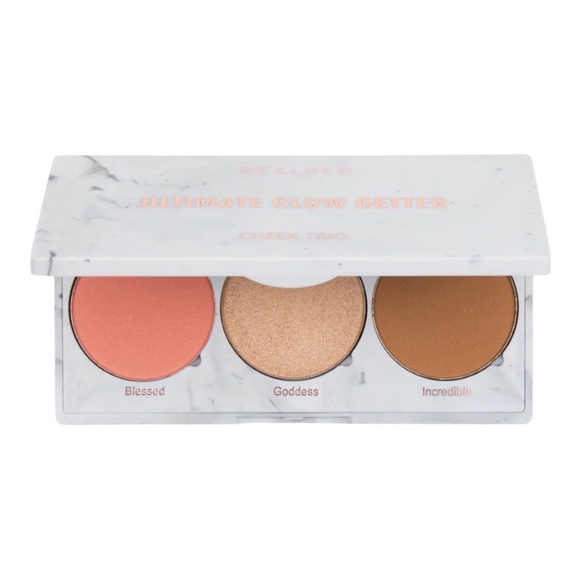 REALHER ULTIMATE GLOW GETTER CHEEK TRIO - BNIB - Picture 1 of 3